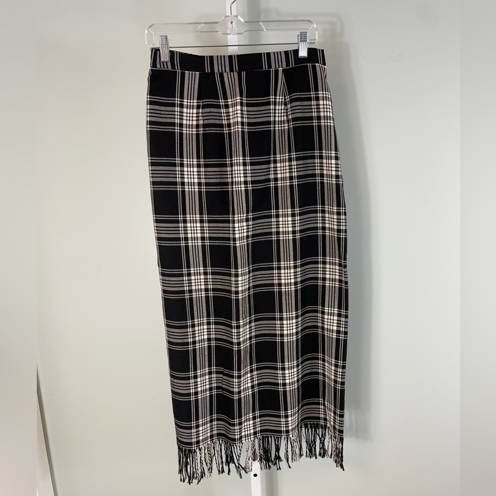 Plaid Maxi Skirt